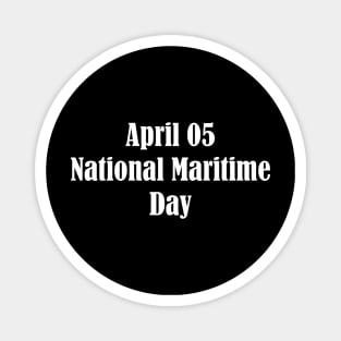 National Maritime Day Magnet